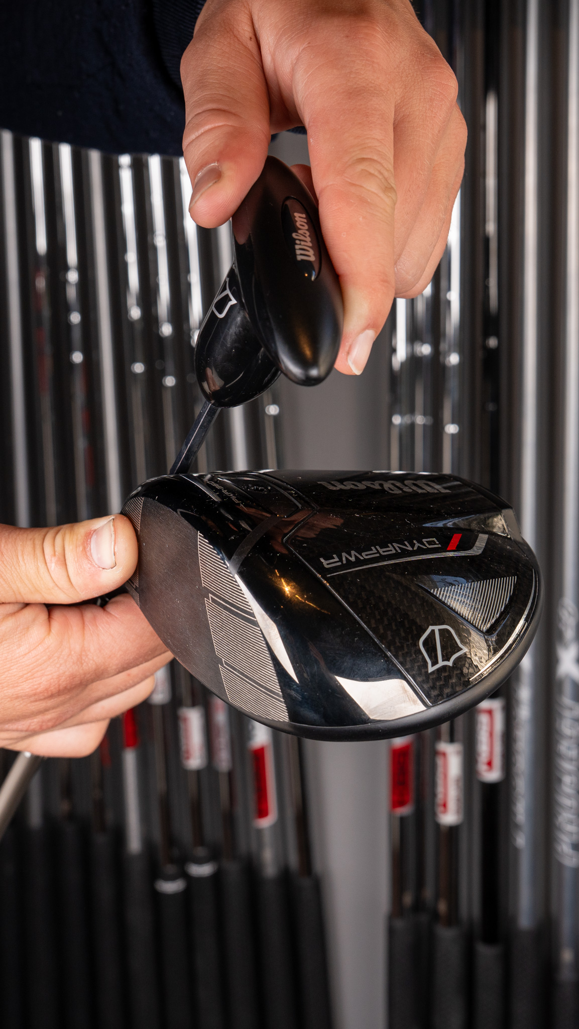 Klubbfitting med skaftar