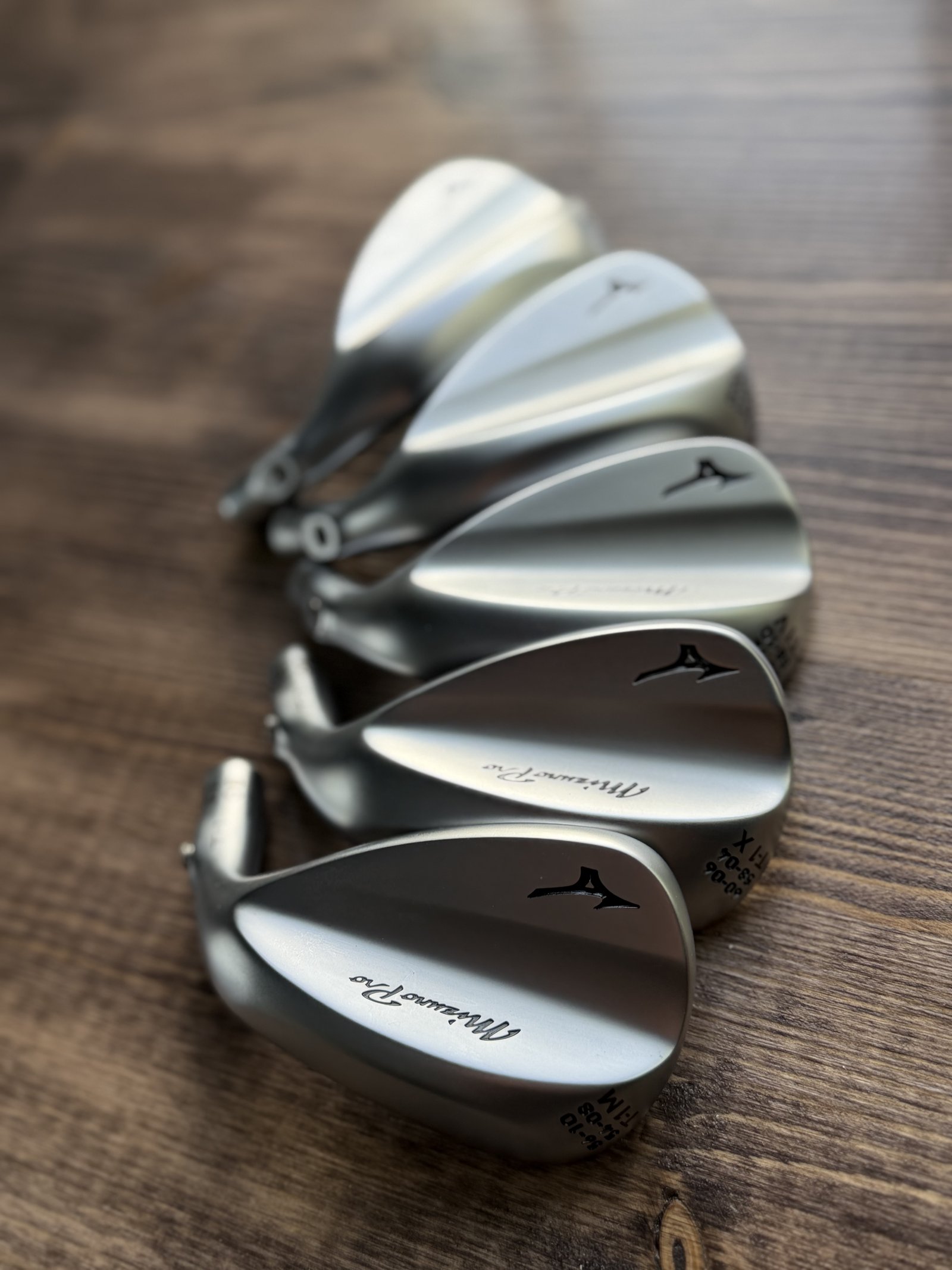 Wedge-spec efter fitting — Mizuno T-1 setup